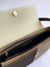 Load image into Gallery viewer, Brown Patched Denim Shoulder Bag