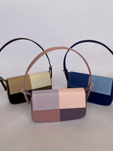 Load image into Gallery viewer, Pink Patched Denim Shoulder Bag
