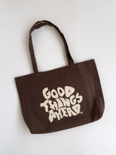 Load image into Gallery viewer, brown tote bag
