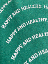 Load image into Gallery viewer, *IMPERFECT ITEM* Happy and Healthy Green Tote Bag