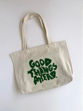 Load image into Gallery viewer, Good Things Ahead Green Tote Bag