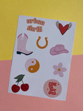 Load image into Gallery viewer, Cowgirl Sticker Set