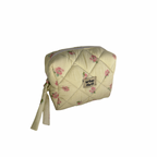 Pink Floral Cosmetic Pouch