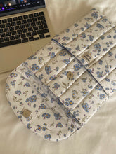 Load image into Gallery viewer, Blue Floral Laptop Sleeve
