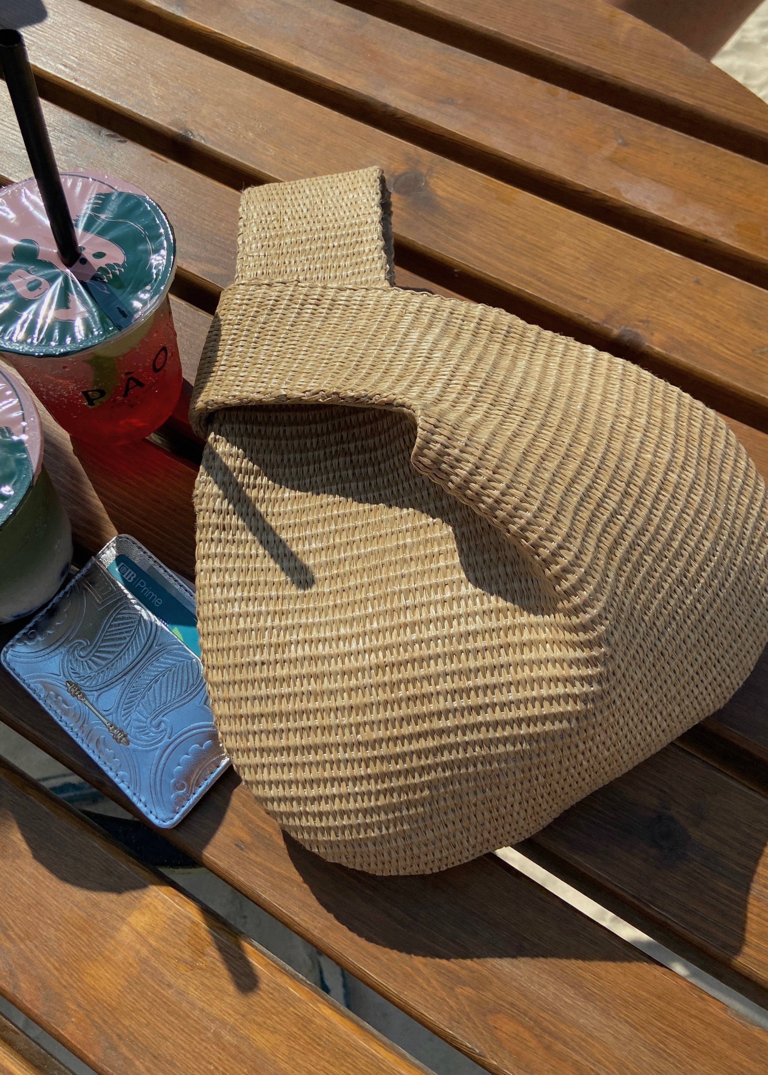 Raffia Knot Bag