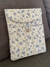 Load image into Gallery viewer, Blue Floral Laptop Sleeve
