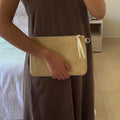 Gold Metallic Clutch