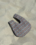 Zigzag Raffia Knot Bag