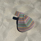 Multicolor Raffia Knot Bag