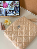 Peach Gingham iPad Sleeve