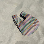 Multicolor Raffia Knot Bag