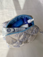 Load image into Gallery viewer, Blue Essence Cosmetic Pouch (Waterproof Lining)
