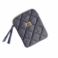 Blue Gingham Kindle Case