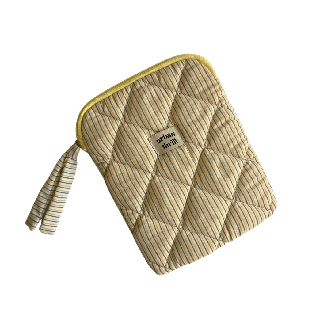 Yellow & Blue Striped Kindle Case