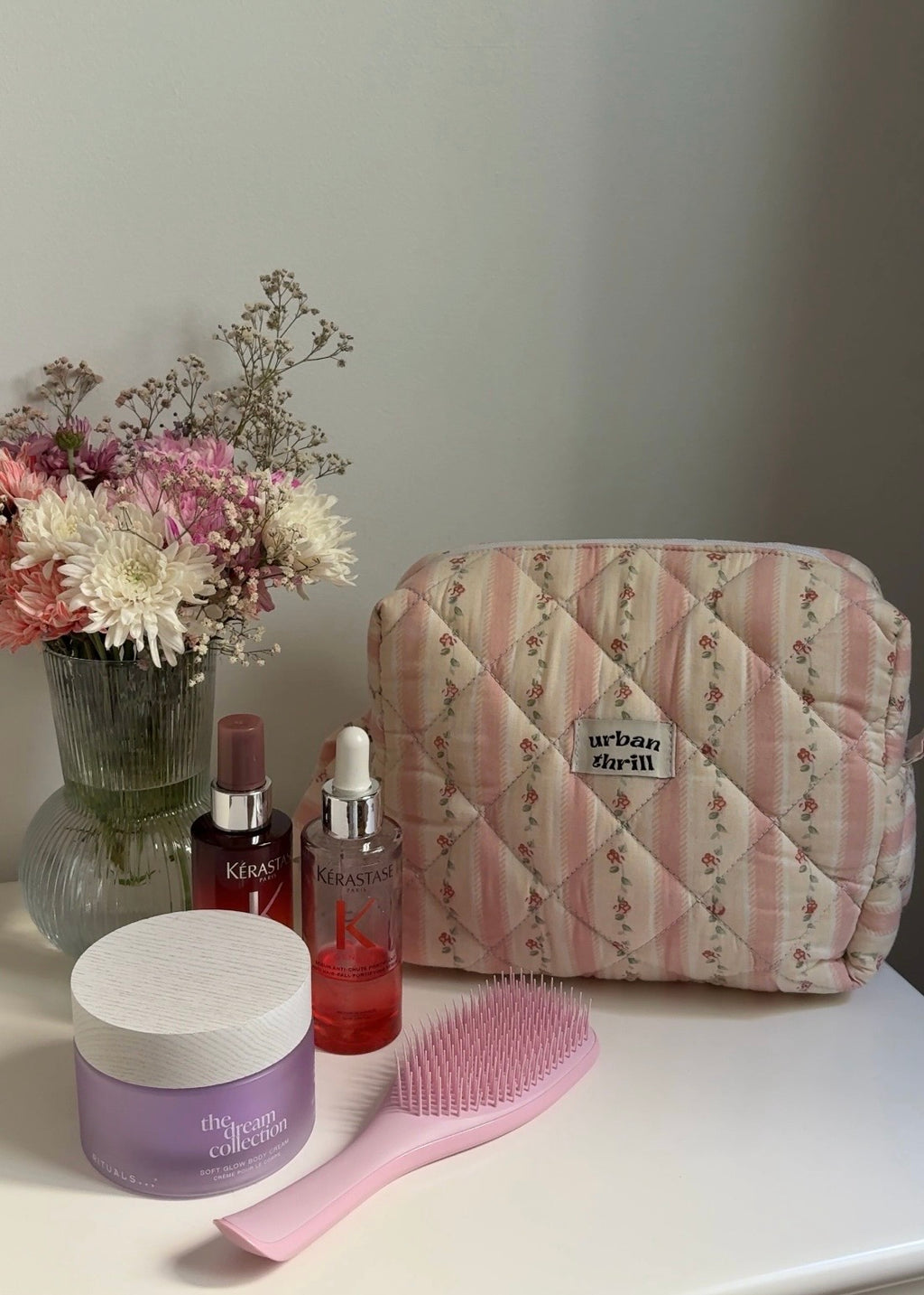 Floral Cosmetic Pouch