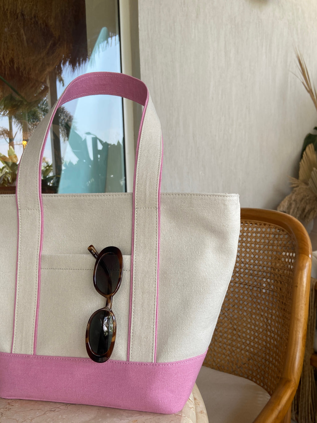 Classic Tote Bag (Rose Pink)