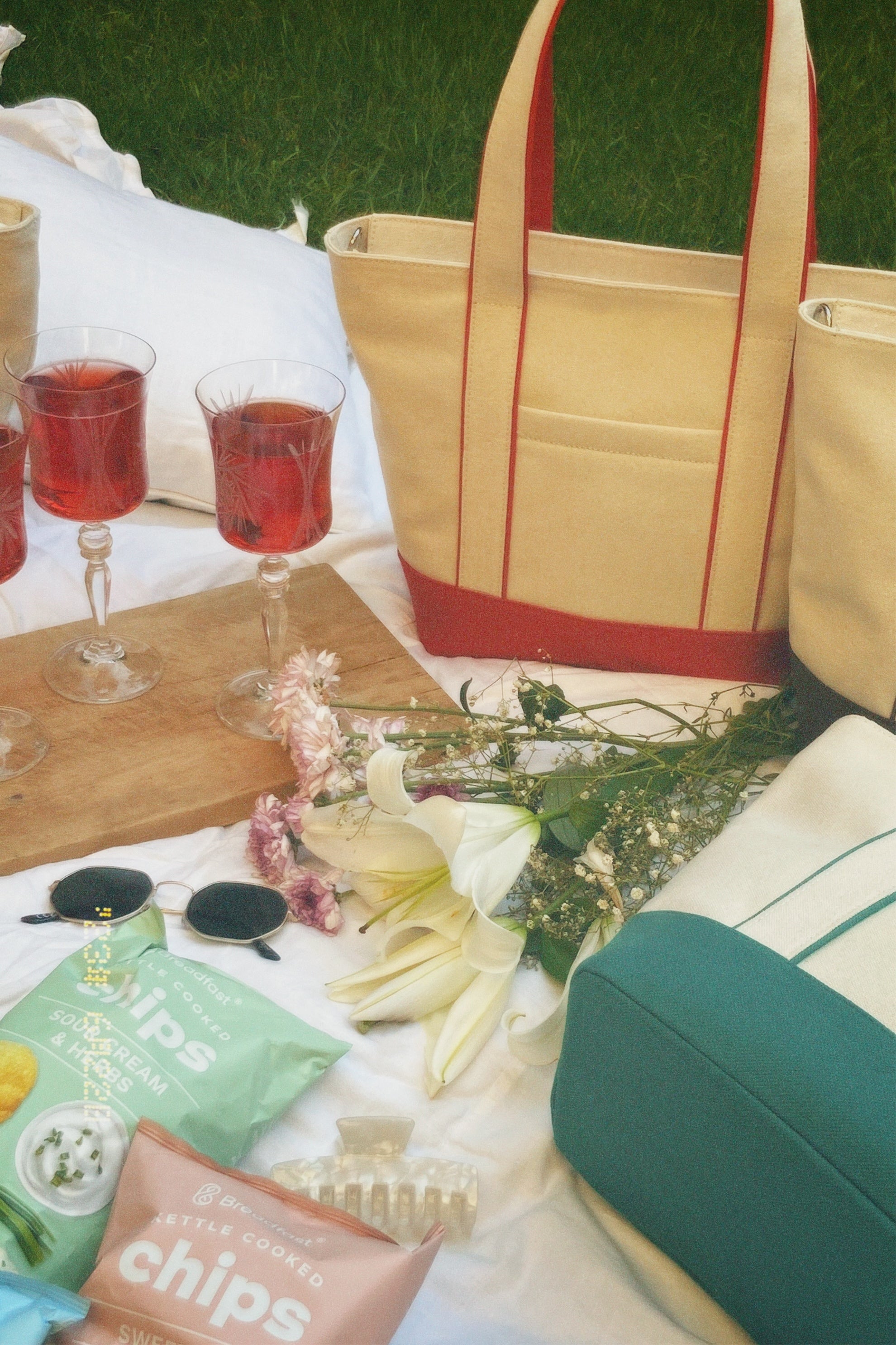 Classic Tote Bag (Cranberry Red)