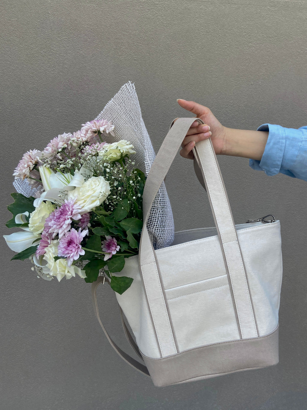 Classic Tote Bag (Neutral Beige)