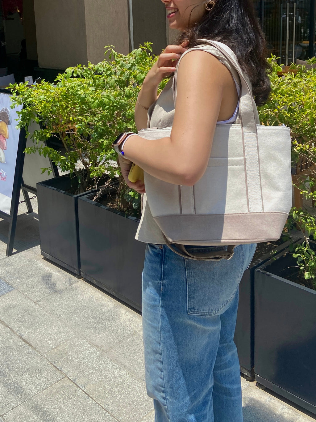 Classic Tote Bag (Neutral Beige)