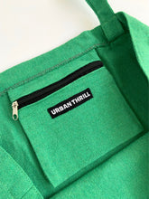 Load image into Gallery viewer, Happy and Healthy Green Tote Bag
